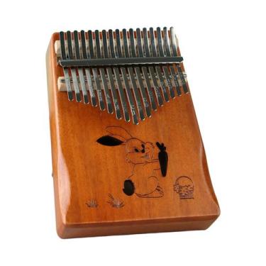 Imagem de Kit De Piano De Dedo Lydesy Kalimba De 17 Teclas, Afinado Manualmente,