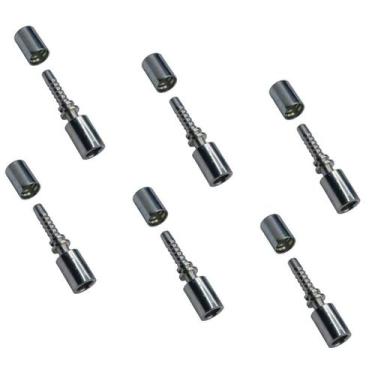 Imagem de KIT6 Engate 10mm ¼ mangueira alta pressão Jacto J6000 Turbo - Acrel