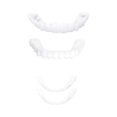 Imagem de Conjunto De Dentaduras Temporárias Superiores E Inferiores, Veneers Co