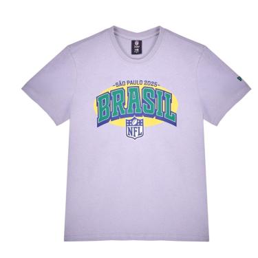 Imagem de Camiseta New Era  NFL Game Brasil 2025 Cinza-Masculino