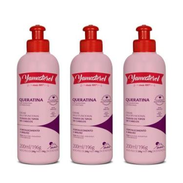 Imagem de Creme Multifuncional Yamasterol Queratina 200ml Yamá (Kit C/03) - Perf