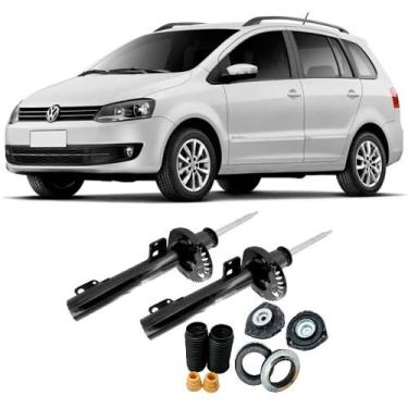 Imagem de Amortecedor + Kit Batente Vw SpaceFox Dianteiro 2003 Até 2016 O Par - 