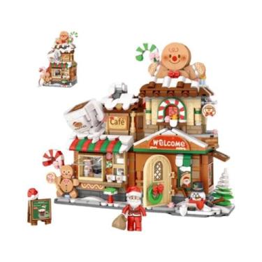 Imagem de Presente De Natal Para Crianças, Casa De Biscoito De Gengibre LOZ DIY,