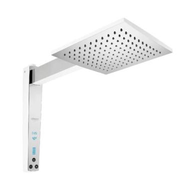 Imagem de Chuveiro de Parede Digital Acqua Century 6800W 220V Branco/Cromado - L