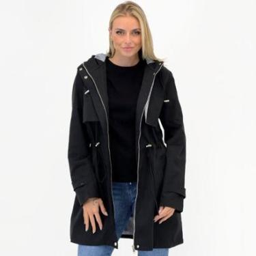 Imagem de Jaqueta Mamô Parka em Tecido com Capuz Feminina-Feminino