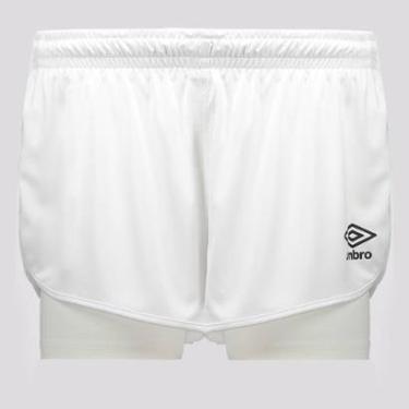 Imagem de Calção Umbro Baller Feminino Branco-Feminino