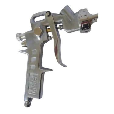 Imagem de Pistola Pintura Aluminio Caneca Gravidade 600ml - Mister