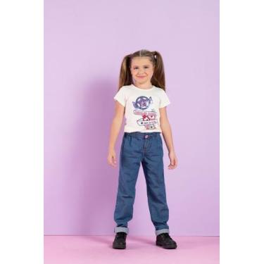 Imagem de Calça infantil clochard jeans - Lápis de Cor, Jeans, 01