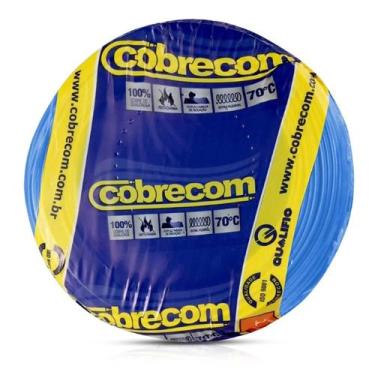Imagem de Kit 100mt cabo flexivel 6,0 mm2 az cobrecom