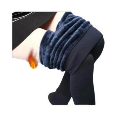 Imagem de Leggings Térmicas Femininas De Inverno Forradas Com Fleece, Calças De 