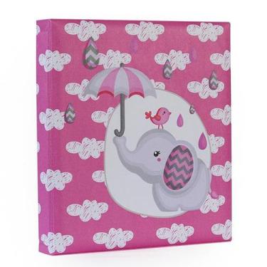 Imagem de ÁLBUM DE FOTOS COM ESTOJO PARA BEBÊ 15X21/20X25 - Álbum baby elefante 