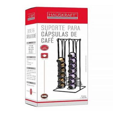 Imagem de Suporte para Cápsulas de Café para 36 unids Preto SCAP-001PT - Hauskra