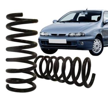Imagem de Par Mola de Suspensão Amortecedor Traseiro Carro Brava 1999 a 2003 Mar