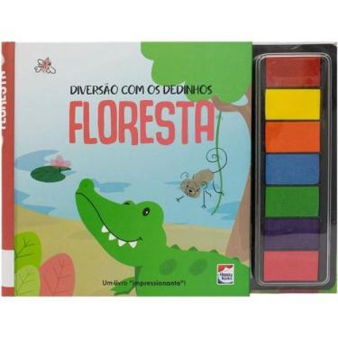 Imagem de Livro Infantil Diversao Com Os Dedinhos Floresta - Happy Book