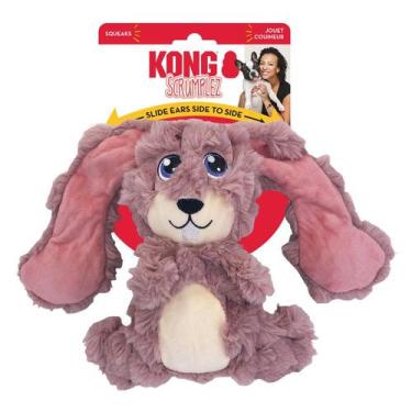 Imagem de Brinquedo Pelúcia Kong Scrumplez Coelho Para Cães - Médio
