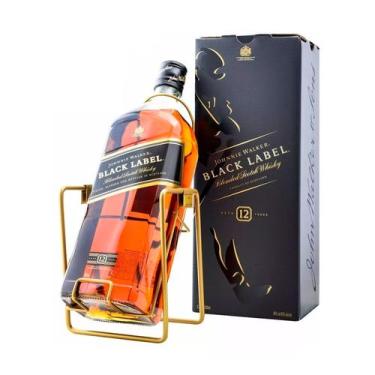 Imagem de Whisky Johnnie Walker Black Label 3l + Suporte Balanço