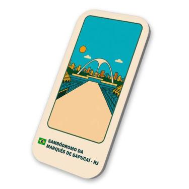 Imagem de Imã de Geladeira Turístico Sambódromo Rio de Janeiro 3x6cm - M-Planner