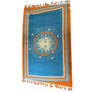 Imagem de Canga de Praia Sol e Lua Mística com Toque Astral B95956 - Deeyaa Indi