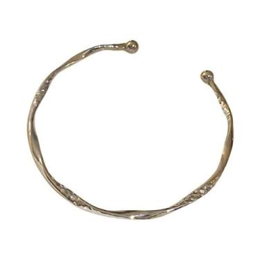 Imagem de Pulseira Retro Feminina Com Design Torcido, Joias Minimalistas, Presen