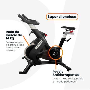Imagem de Bicicleta Ergométrica Spinning Bike Pro D1 Fitness Roda Inércia 14kg R