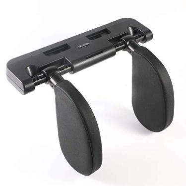 Imagem de Travesseiro ajustável de 3 eixos para o lado do carro, almofada criativa para apoio de cabeça, apoio para o pescoço, almofada de assento infantil adulto universal