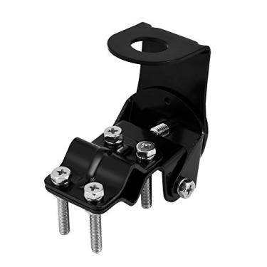 Imagem de Suporte de antena para carro Yoidesu com suporte de antena móvel ajustável, suporte de suporte de antena de aço inoxidável, suporte para suporte de clipe de carro, tampa de porta-malas, suporte de Hatchback preto