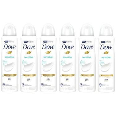 Imagem de Kit Desodorante Dove Sensitive Aerosol  - Antitranspirante Unissex Sem