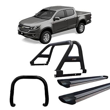 Imagem de Kit Quebra Mato +Estribo +Santo Anto Duplo S-10 12/20 Preto