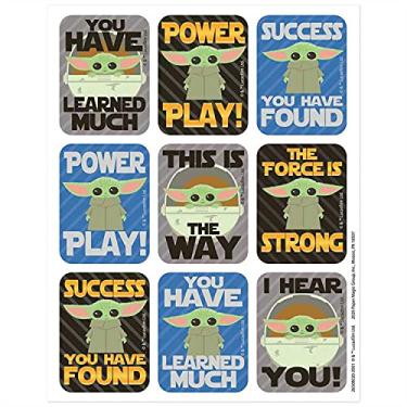 Imagem de Adesivos gigantes mandalorianos Star Wars™, pacote com 36