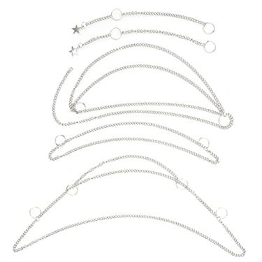 Imagem de Crazy Sales – Corrente trançada de cabelo hip hop, estilo punk hip hop, correntes de cabelo para desfiles de moda para casamentos, exposições de fotografia