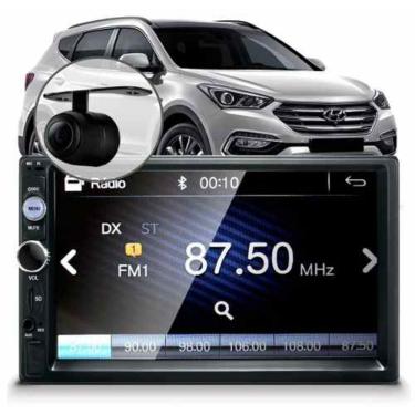 Imagem de Central Multimídia Mp5 Santa Fé Bluetooth Cam Espelhamento Android