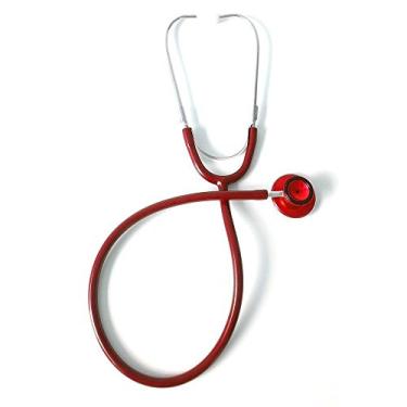 Imagem de Estetoscópio Duplo Bioland Adulto E100d - Vermelho