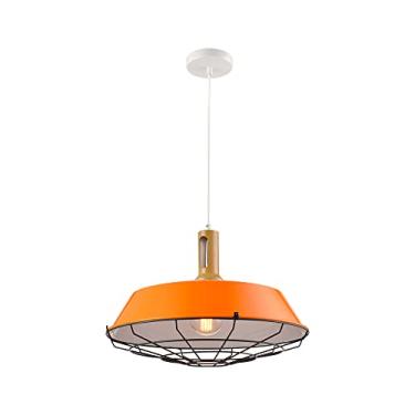 Imagem de Pendente Tennessee, 1X, soquete E27, Laranja Amendoa, Grande, Avant