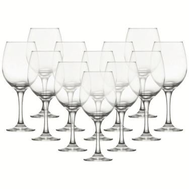 Imagem de Conjunto De Taças De Vidro Para Vinho/ Água 385 Ml 12 Peças