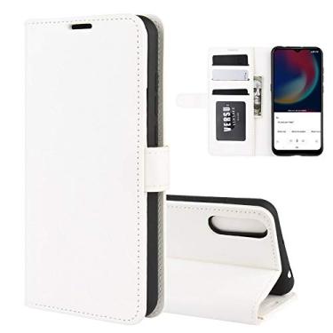 Imagem de YUNCHAO Caixa de telefone For Wiko view 4/4 lite R64 Texture Single Horizontal Flip Protective Case with Holder & Card Slots & Wallet& Photo Frame capa para celular