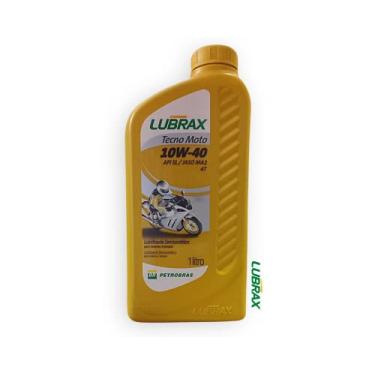 Imagem de Oleo De Moto Lubrax Tecno Moto 10w40 Api SL 1Lt