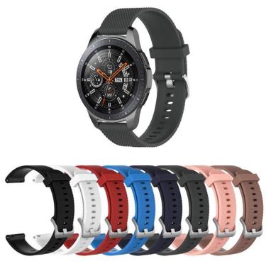 Imagem de Pulseira 22mm tx Silicone compatível com Galaxy Watch 3 45mm - Galaxy Watch 46mm - Gear S3 Frontier - Amazfit gtr 47mm - gtr 2