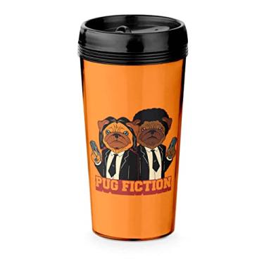 Imagem de Copo Viagem 520ml Pug Fiction Nerd Geek