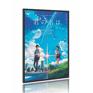 Imagem de Quadro Pôster Filme Kimi no na wa 60x90