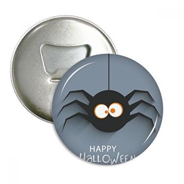 Imagem de Ilustração de Halloween inseto aranha teia de aranha abridor de garrafas ímã de geladeira emblema multifuncional