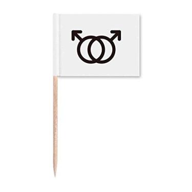 Imagem de Marcador de palito de dente de igualdade entre homens e homens para identificação de diferença de gênero