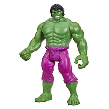 Imagem de Boneco Marvel Legends Retrô 375 Hulk, Figura Multiarticulada de 9,5 cm - F2650 - Hasbro, Verde