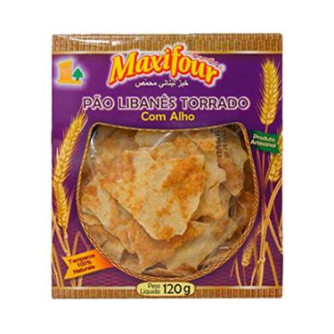 Imagem de Pão Libanês Torrado Com Alho Maxifour 120g