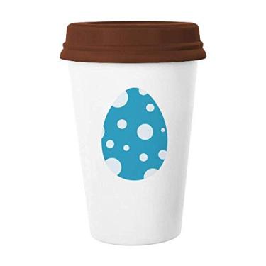 Imagem de Caneca de ovo de cerâmica com tema de religião da Páscoa, caneca de café com copo de cerâmica