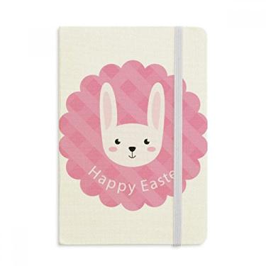 Imagem de Caderno de anotações com estampa de coelhos, tema oficial de tecido, capa dura e diário clássico