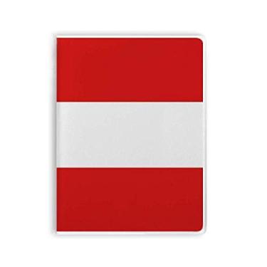 Imagem de Diário de capa macia com a bandeira nacional da Áustria da Europa