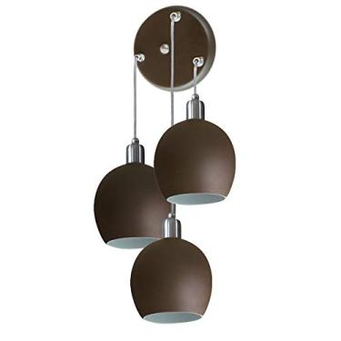 Imagem de Pendente Jm Iluminação Gran Bubbles 220v Tabaco 30 X 45 Cm (ø Xa)