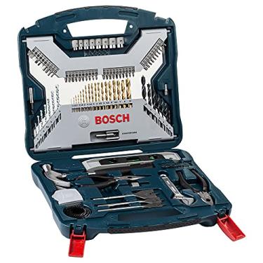 Imagem de Kit de pontas e brocas em titânio Bosch X-Line com 103 peças