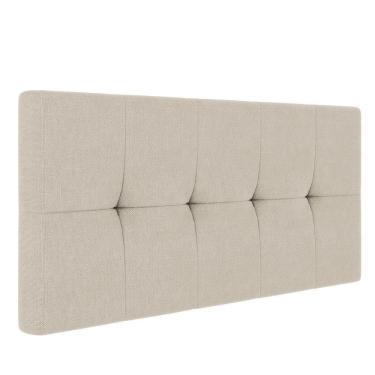 Imagem de Cabeceira Painel Nina Para Cama Box Queen 160 Cm Linho Areia A27