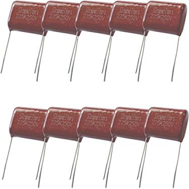 Imagem de Capacitor Poliester 2M2 250V para Corneta Tweeter - Kit 10 Peças